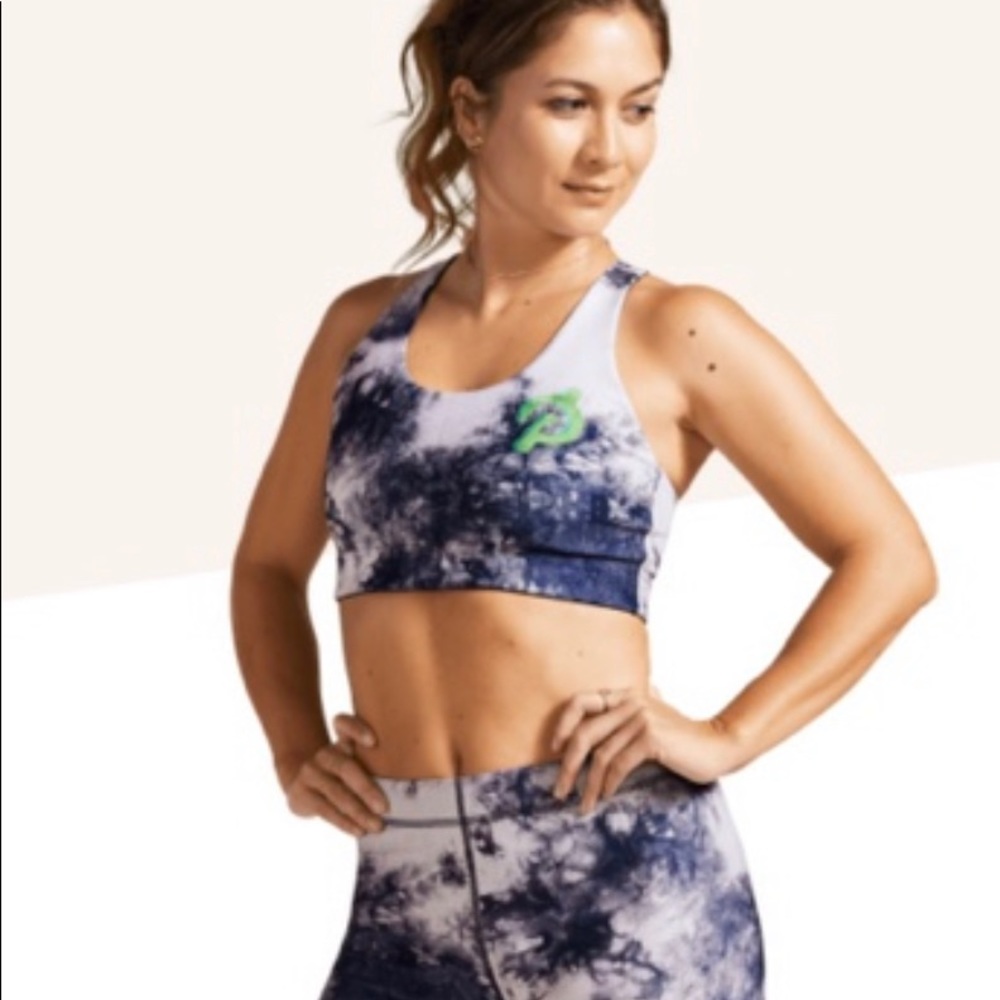 Terez x Peloton Tie Dye Sports Bra